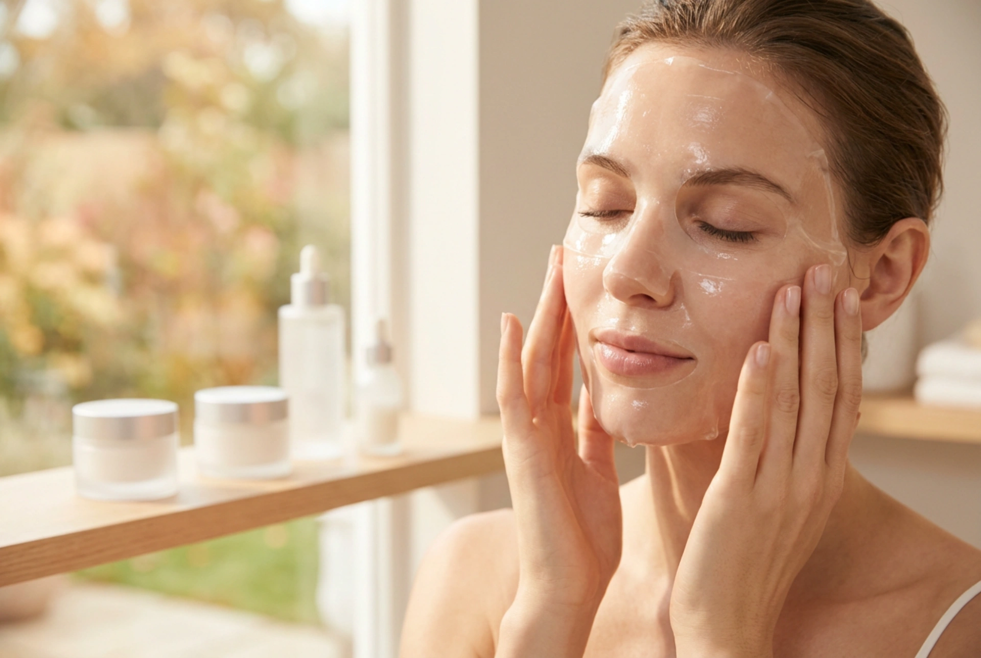 Kollagénes arcmaszk: mikor érdemes használni és hogyan kell felvinni