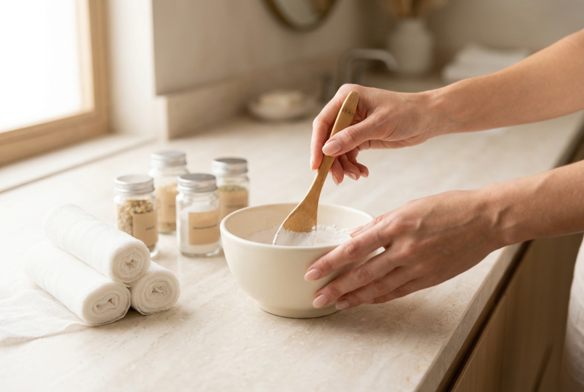 Gipszmaszk arcra: a géz és a gipsz előkészítése, felvitele és eltávolítása