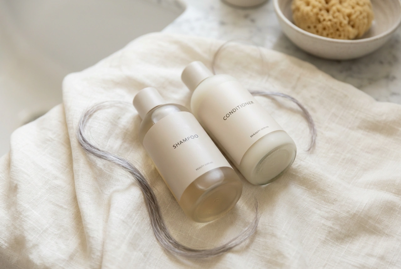 Finom elfedés: sampon őszülés ellen és az őszülő haj ápolása