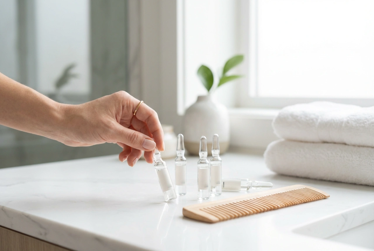 Professzionális hajampullák: Hogyan végezzünk biztonságos kezelést otthon