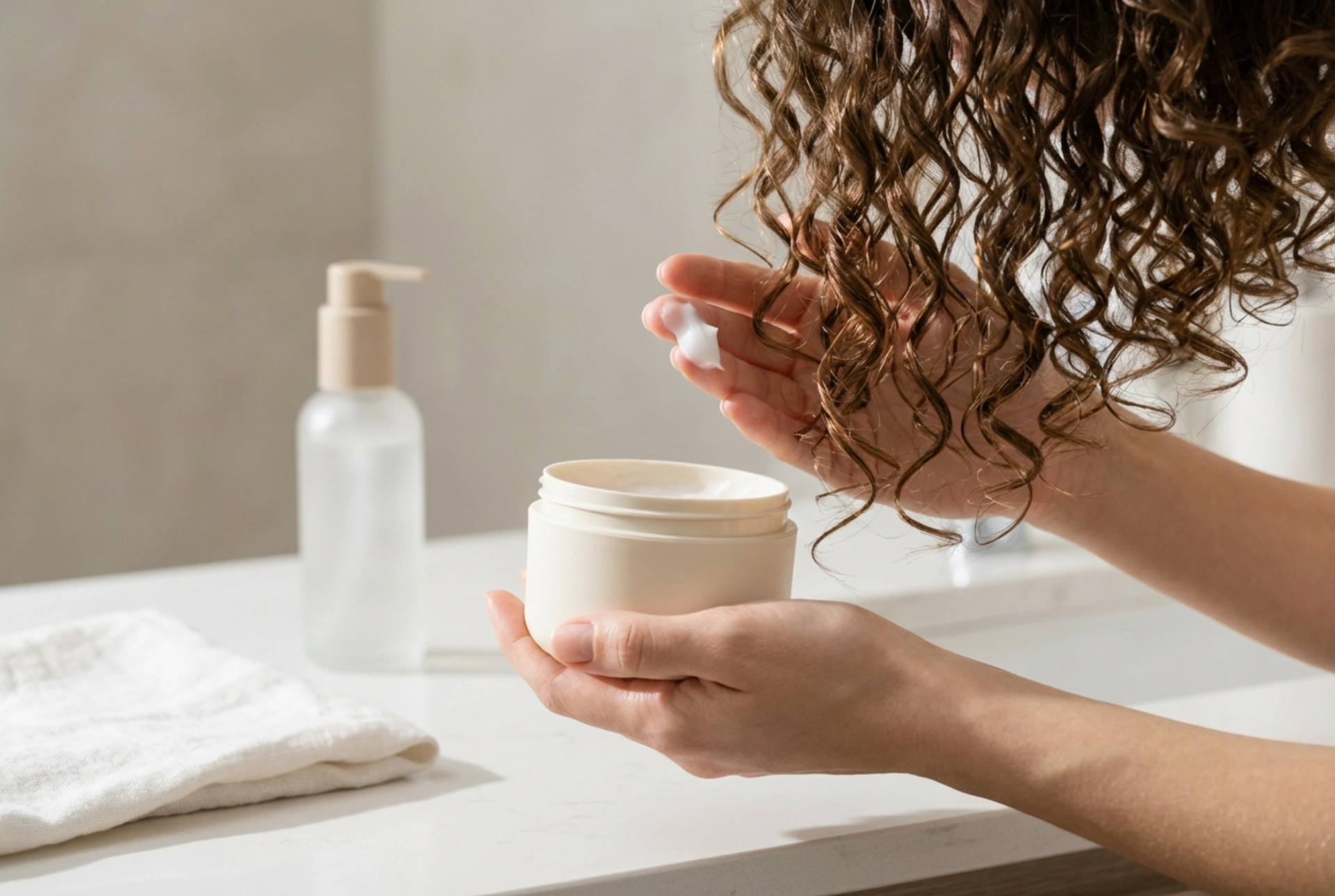 Hajban maradó kondicionáló göndör hajra: a LOC/LOG felviteli módszer