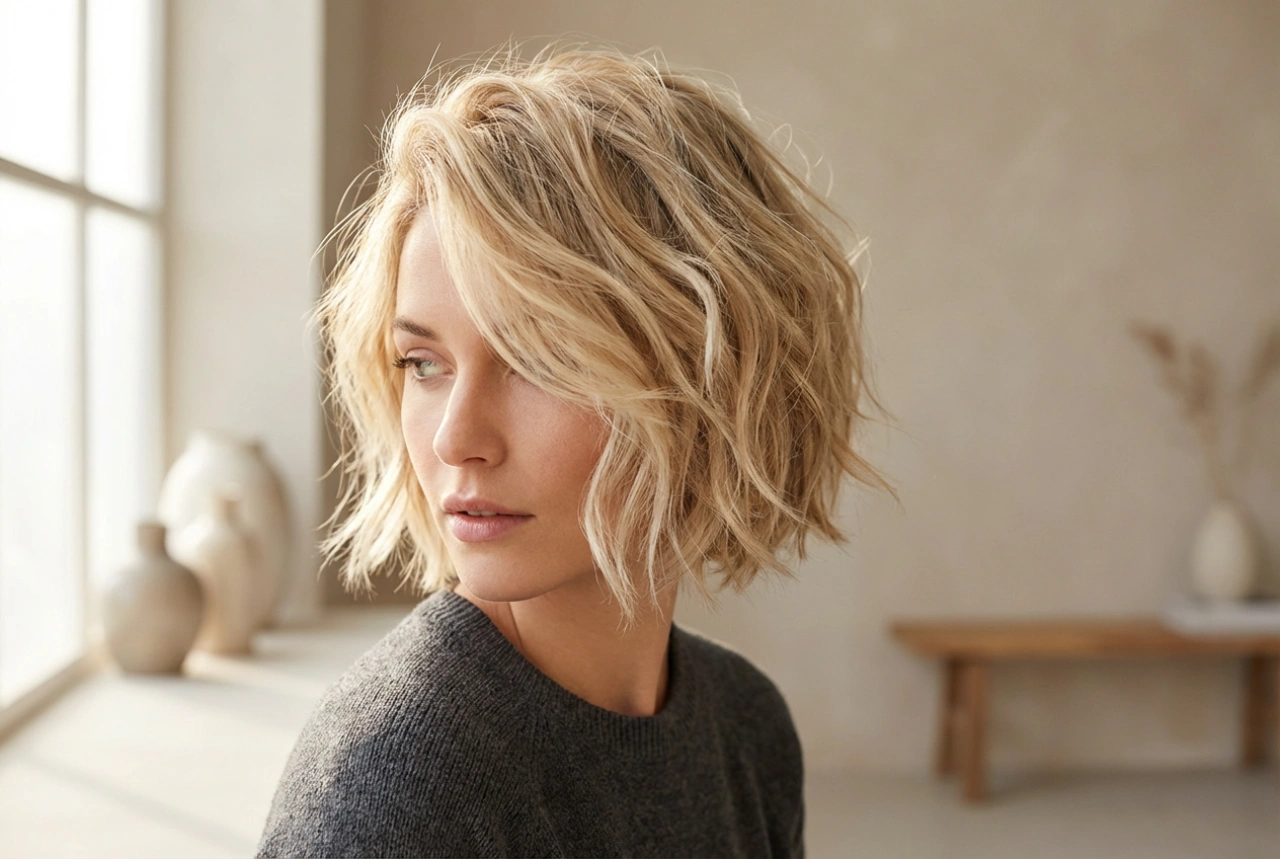 French crop frizura: textúra, dús hatás és matt befejezés