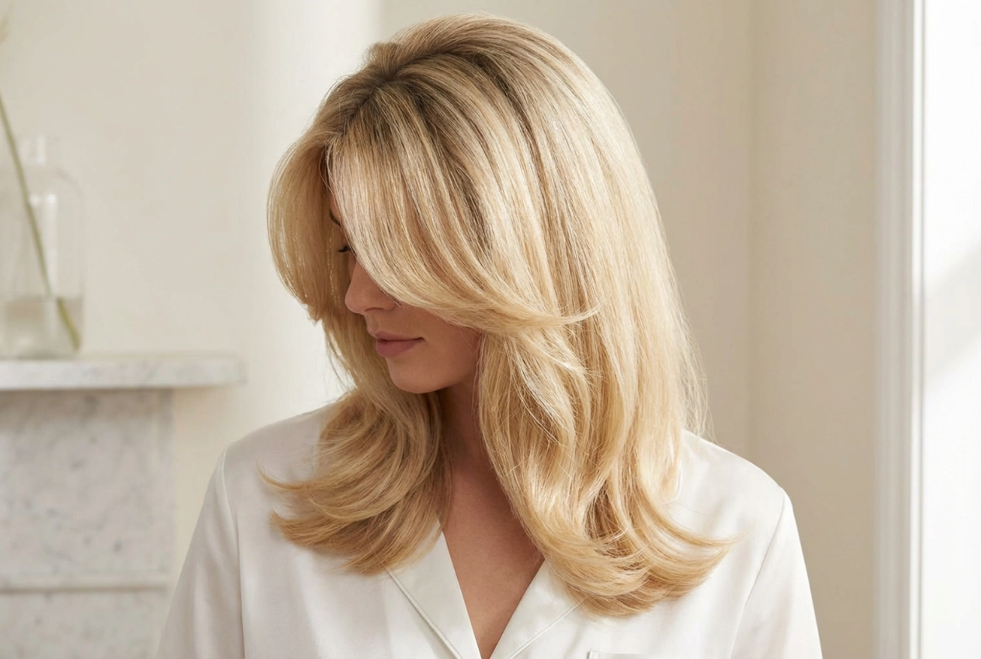 90-es évek frizurái: Volumen, arcot keretező tincsek és kifelé szárított hajvégek