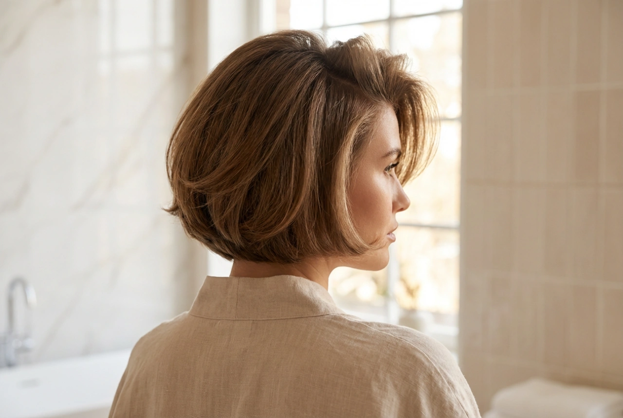 Rövid frizurák 50 felett: emelés a hajtöveknél, volumen és lágyság