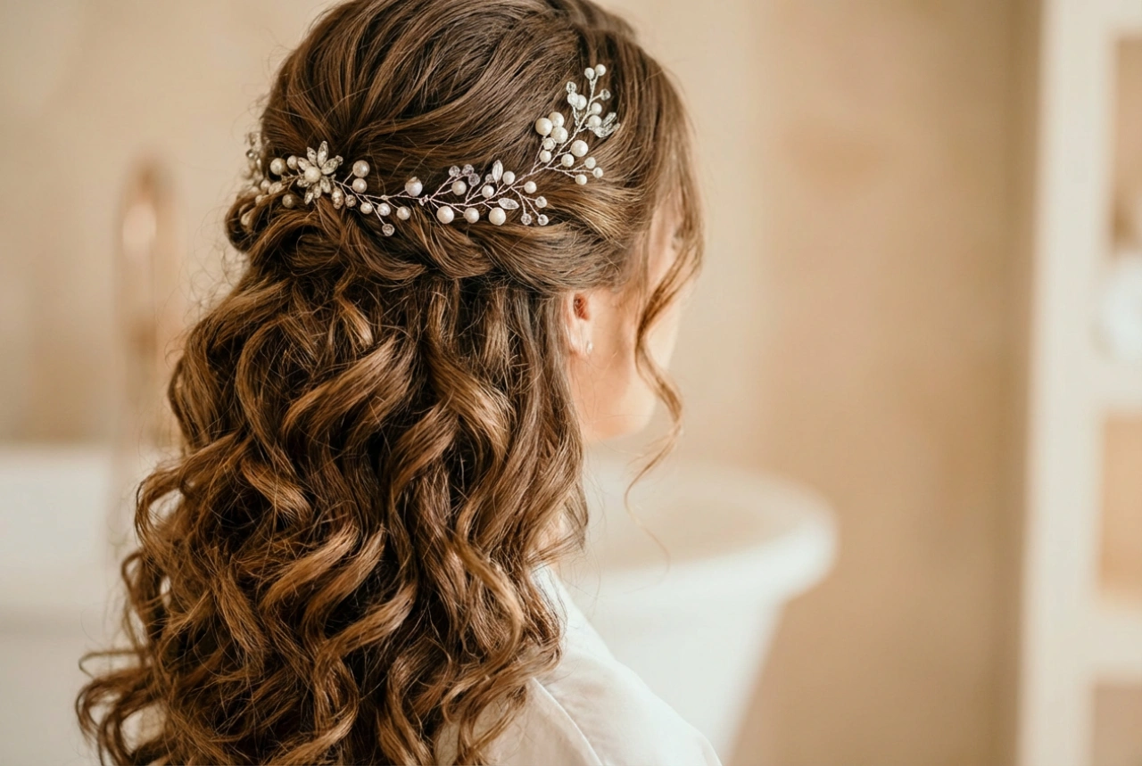 Barokk frizura bálra és karneválra: volumen, fürtök, kiegészítők