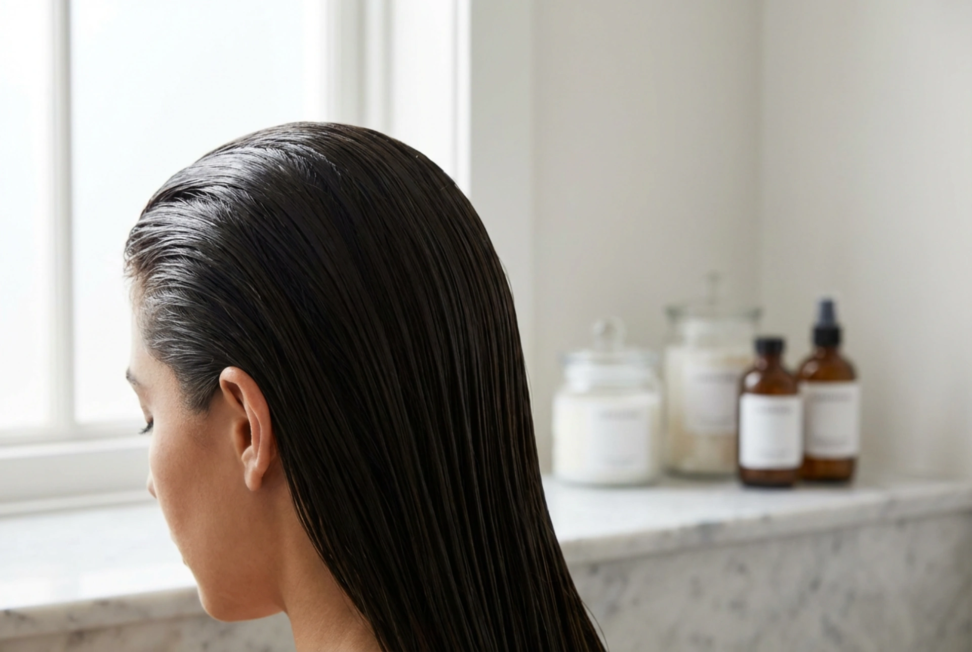 Fényes wet look hatás: Hogyan készítsd el a 'nedves olasz' frizurát