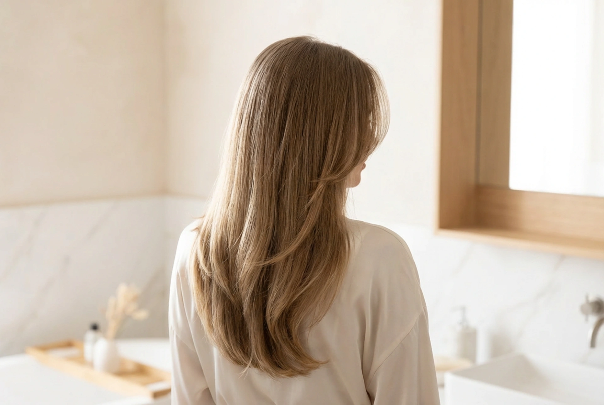 Rétegelt hosszú haj: arcot keretező vágás, U-alak és a volumen ápolása