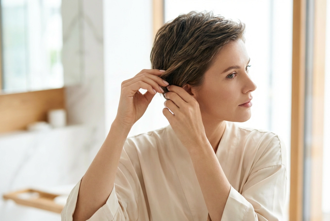 Női frizura: Dús hatású rövid haj lépésről lépésre