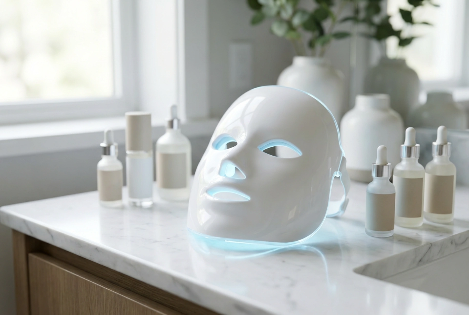 LED arcmaszk: biztonságos beillesztése a rutinba, időtartam és bőrápolás