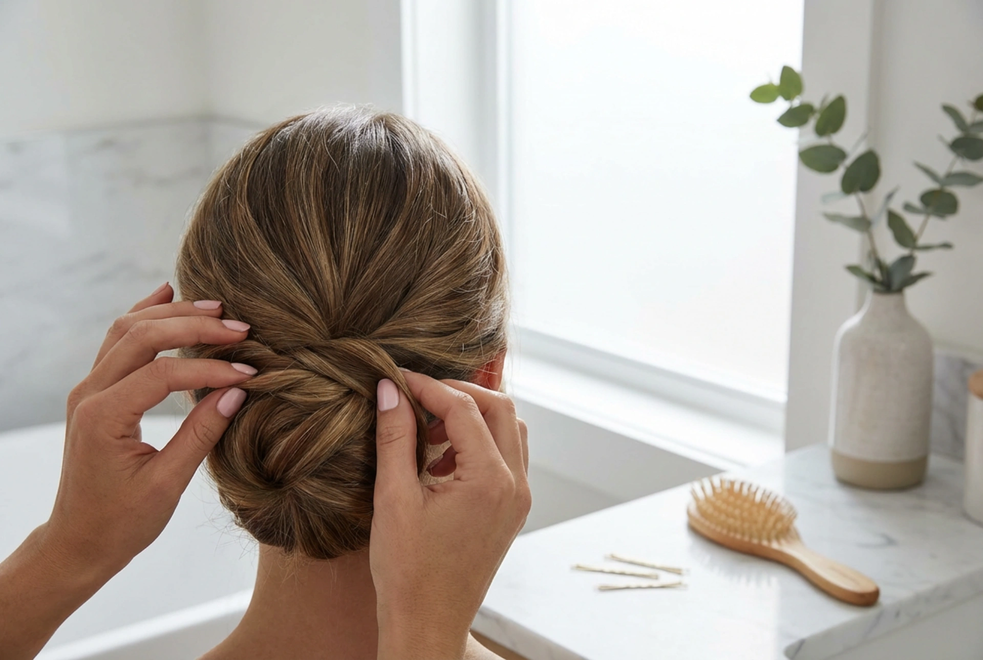 Alkalmi frizura lépésről lépésre: elegancia szalon nélkül