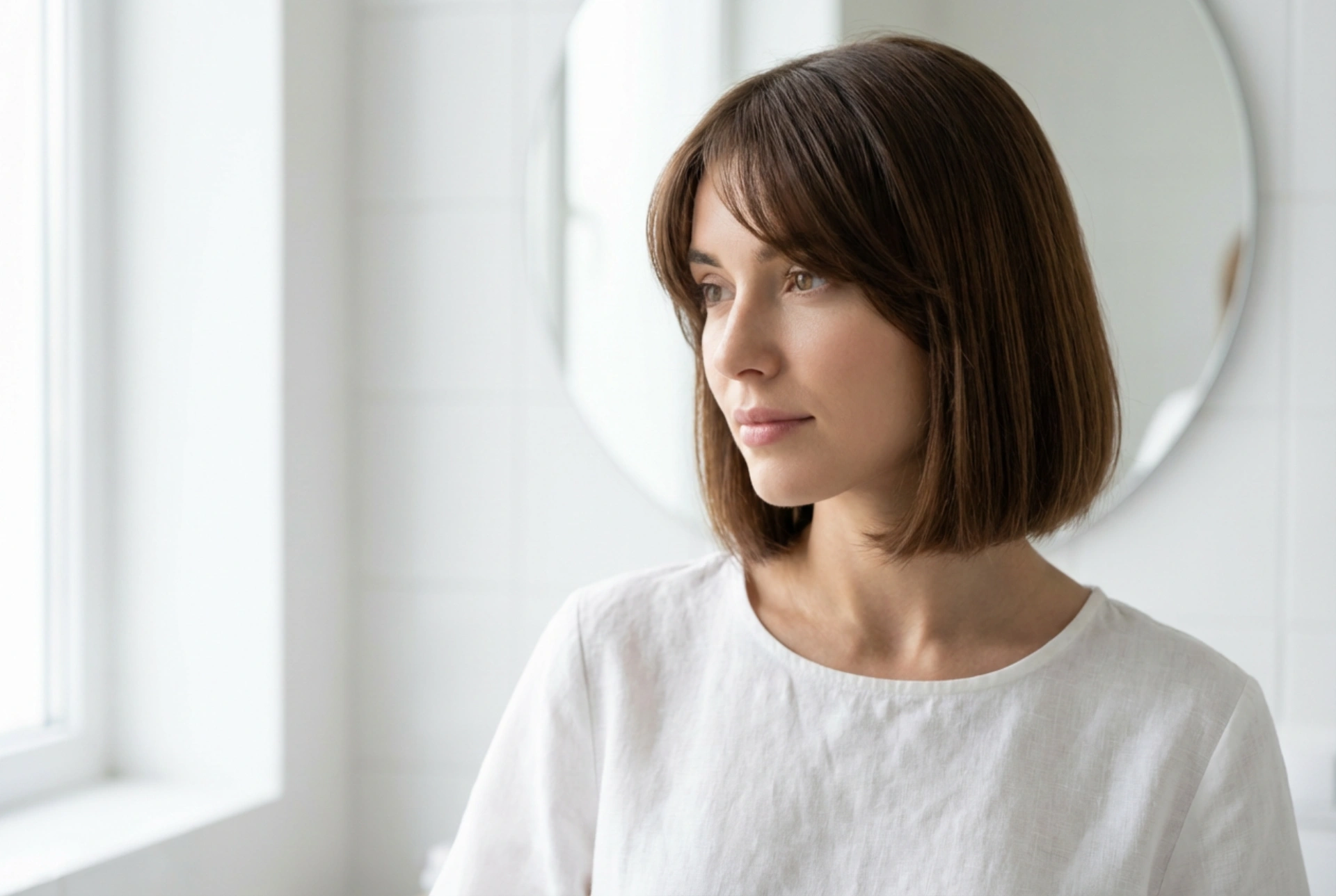 Félhosszú bob frizura frufruval: hogyan formázzuk a mindennapokban