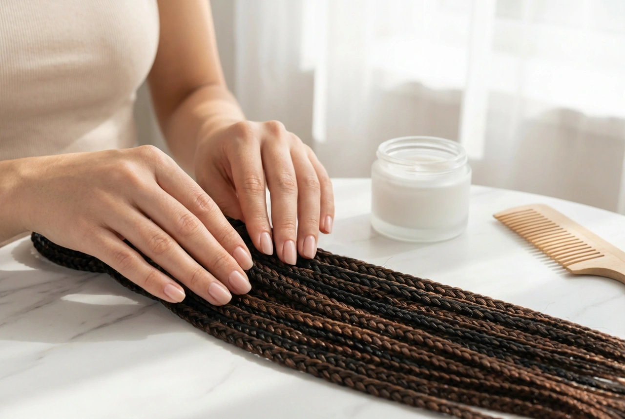 Frizurák szintetikus fonatokból: ápolás és biztonságos formázás