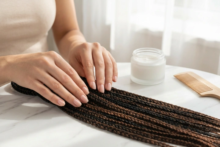 Frizurák szintetikus fonatokból: ápolás és biztonságos formázás