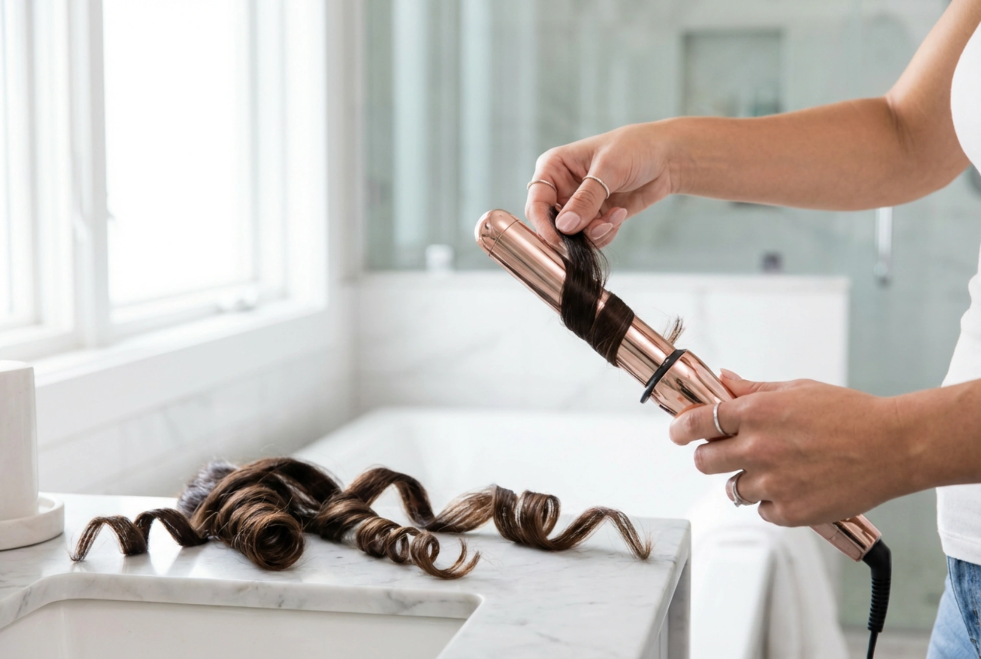 Hajsütővas használata égetés nélkül: az átmérő kiválasztása és a göndörítési technikák