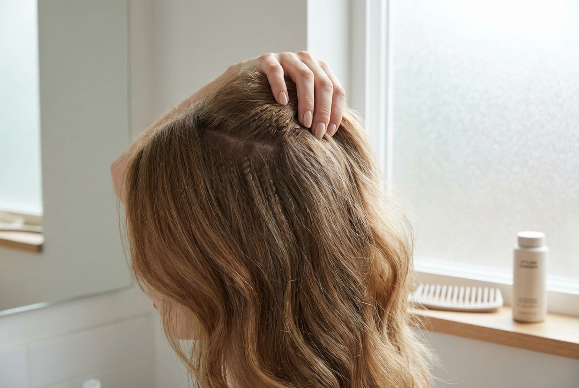 Hajkreppelő a gyakorlatban: dúsítás a hajtöveknél és tartós textúra