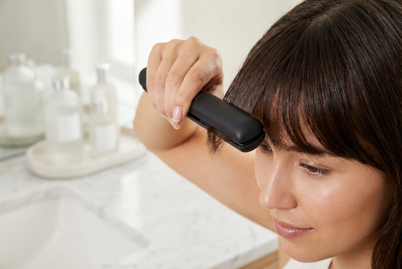 Mini hajvasaló: a frufru és a rövid tincsek precíz formázása