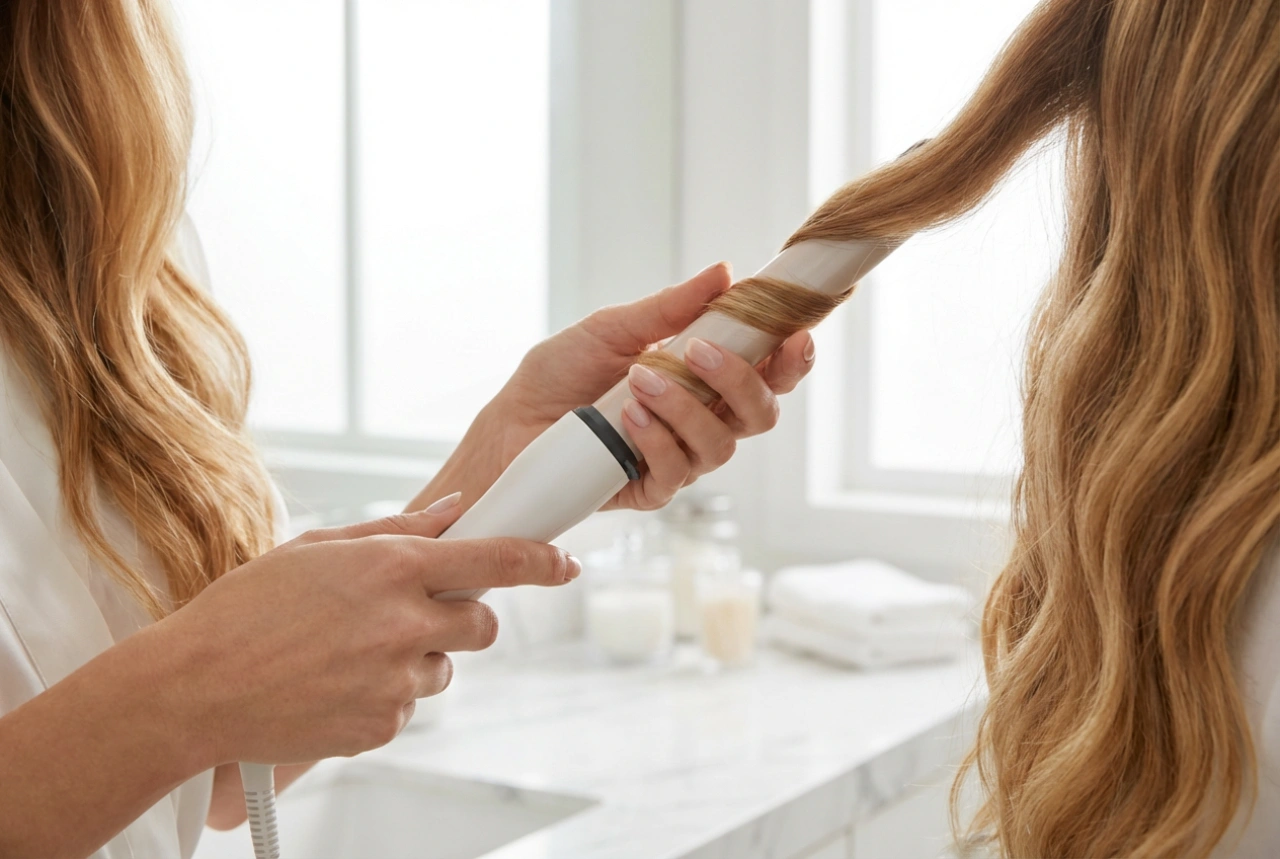 Hajsütővas hosszú hajra: Az átmérő kiválasztása, a technika és a fixálás