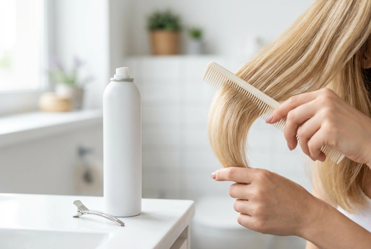 Tupírozás lépésről lépésre: fésű, szekciók és fixáló spray