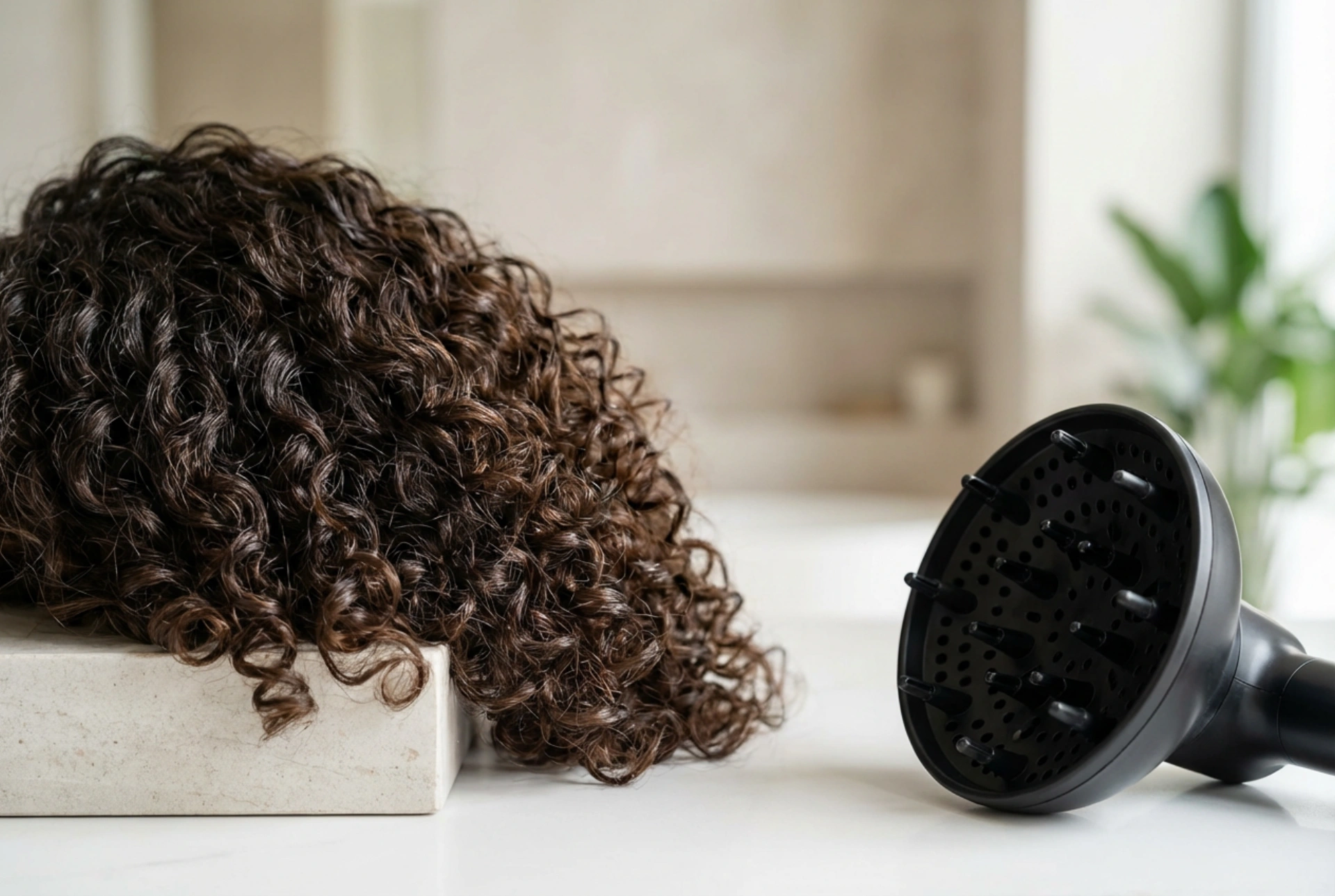 Hajszárító diffúzorral: Hogyan szárítsuk a göndör hajat szöszösödés nélkül?