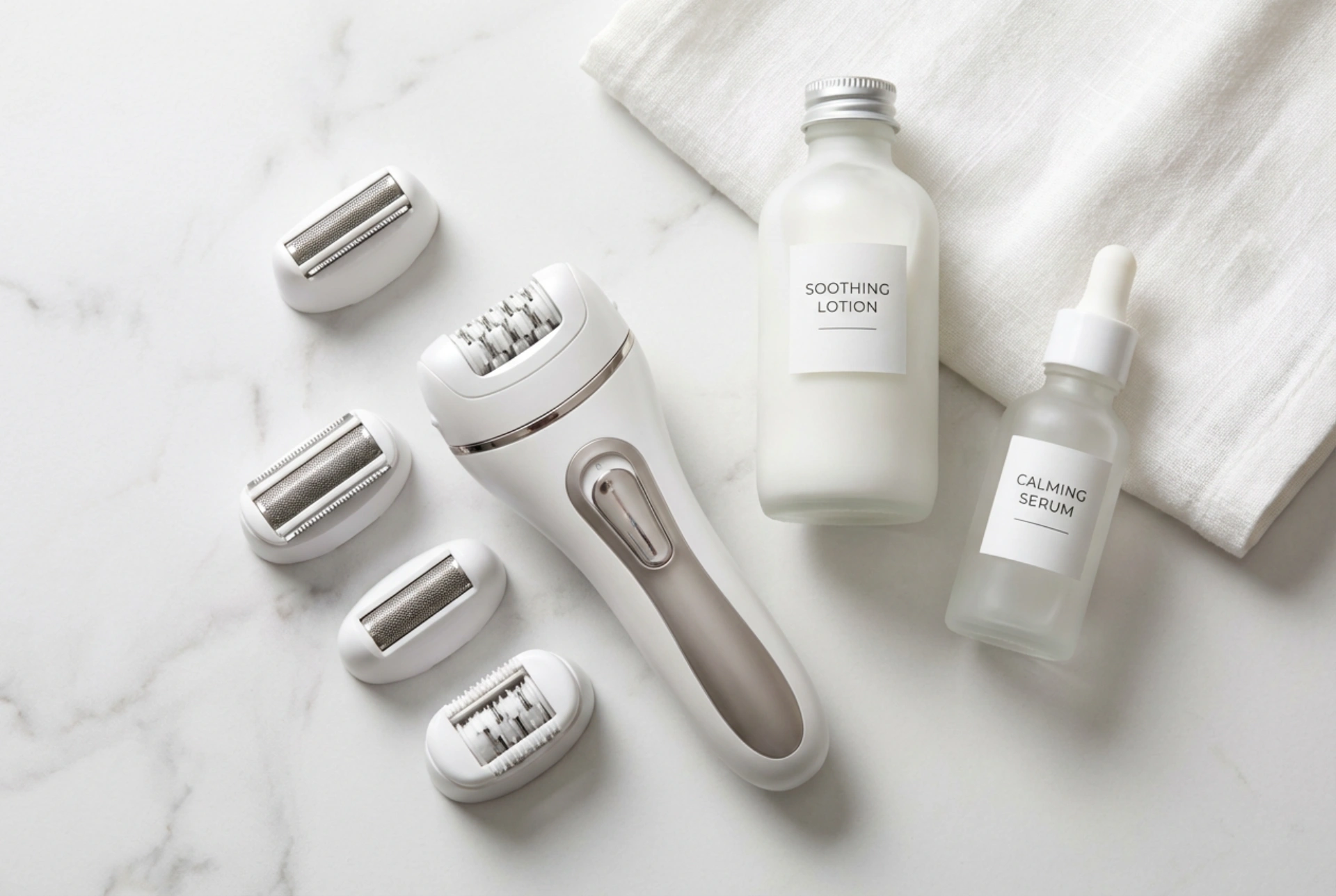 Elektromos epilátorok: a fejek kiválasztása, a használat technikája és a bőrápolás