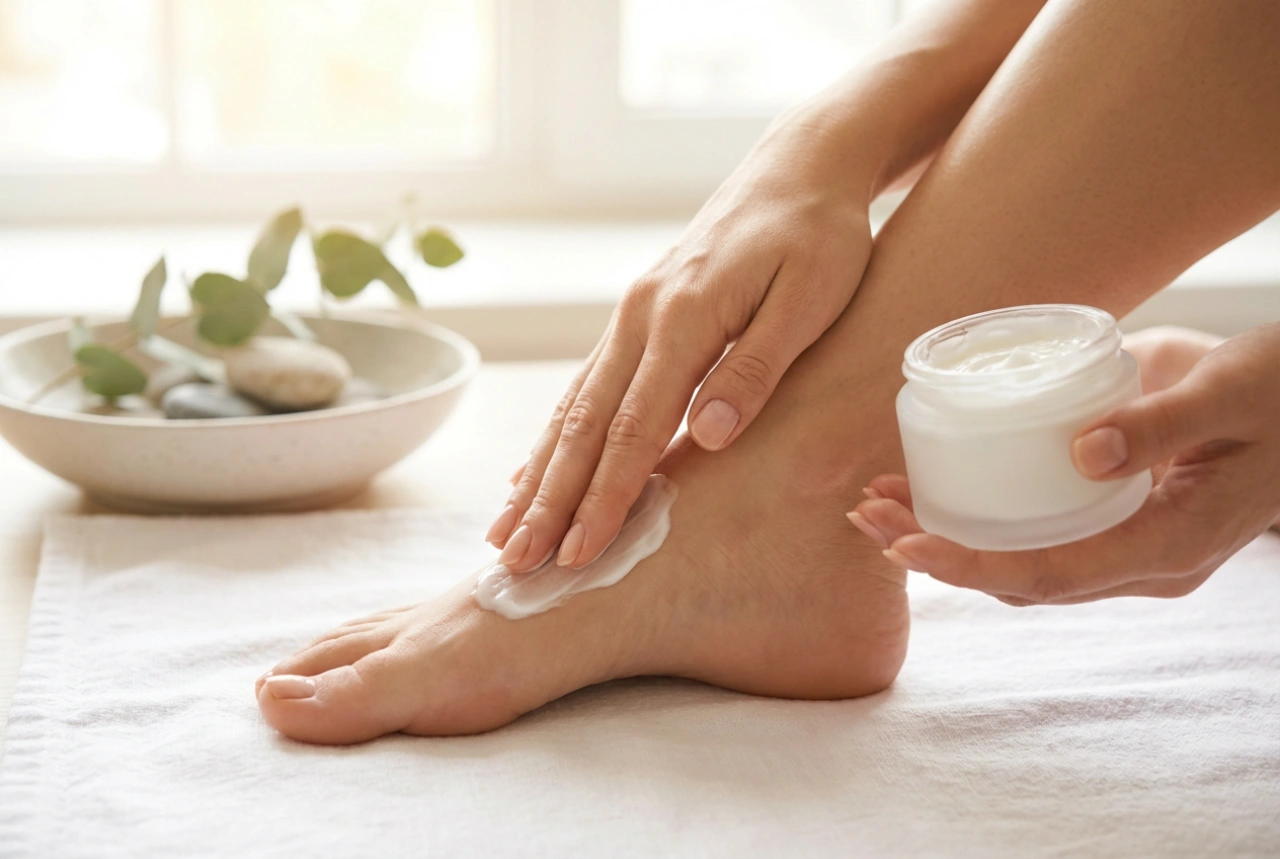 Lábkrém: mindennapi használat, masszázs és ápolási kiegészítők