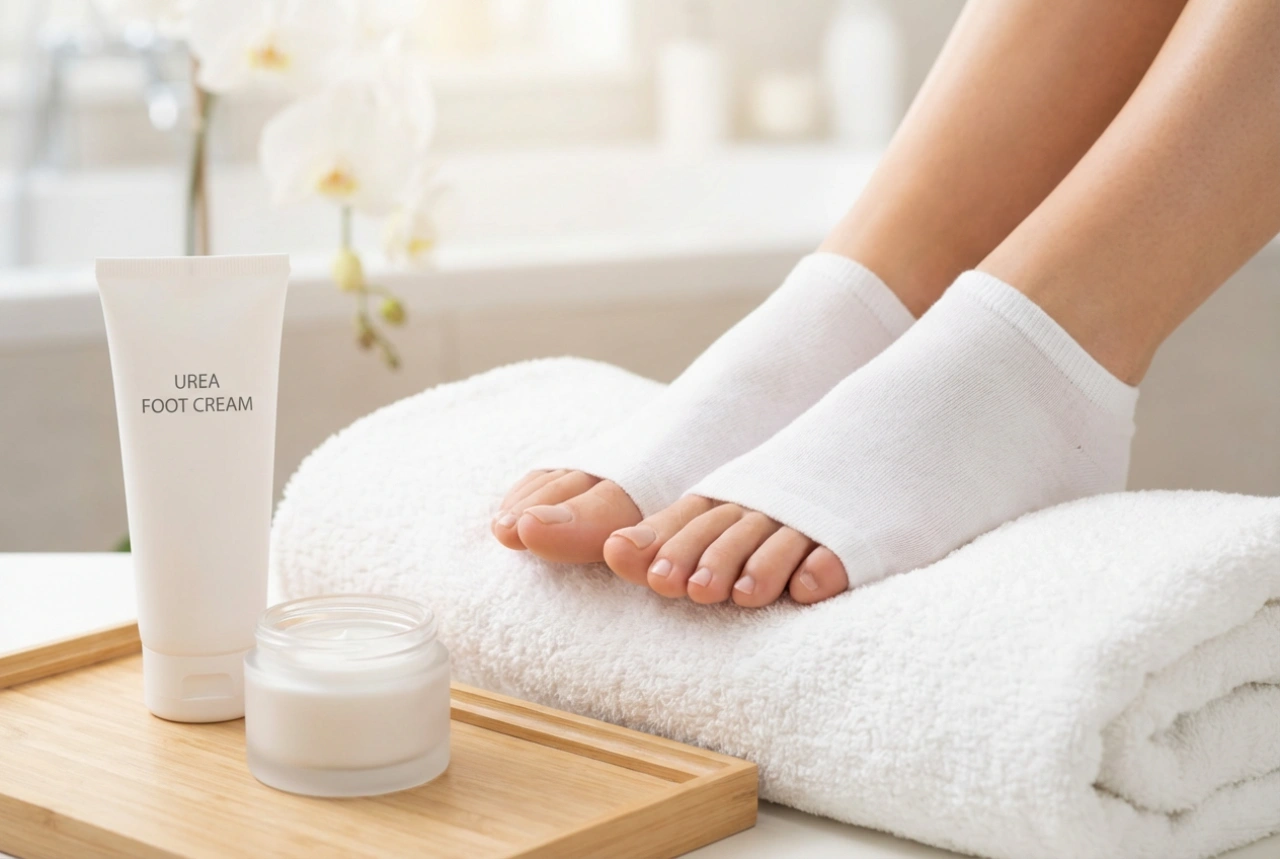 Lábmaszkok: típusok, alkalmazás és kombinálás karbamidos krémmel