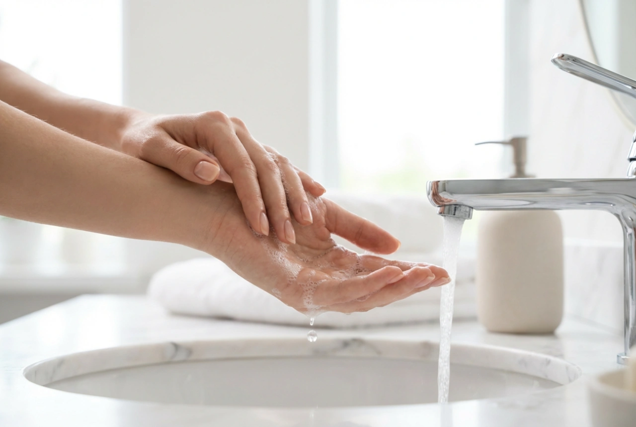 Természetes folyékony szappan: összetétel, pH és a helyes kézmosás technikája