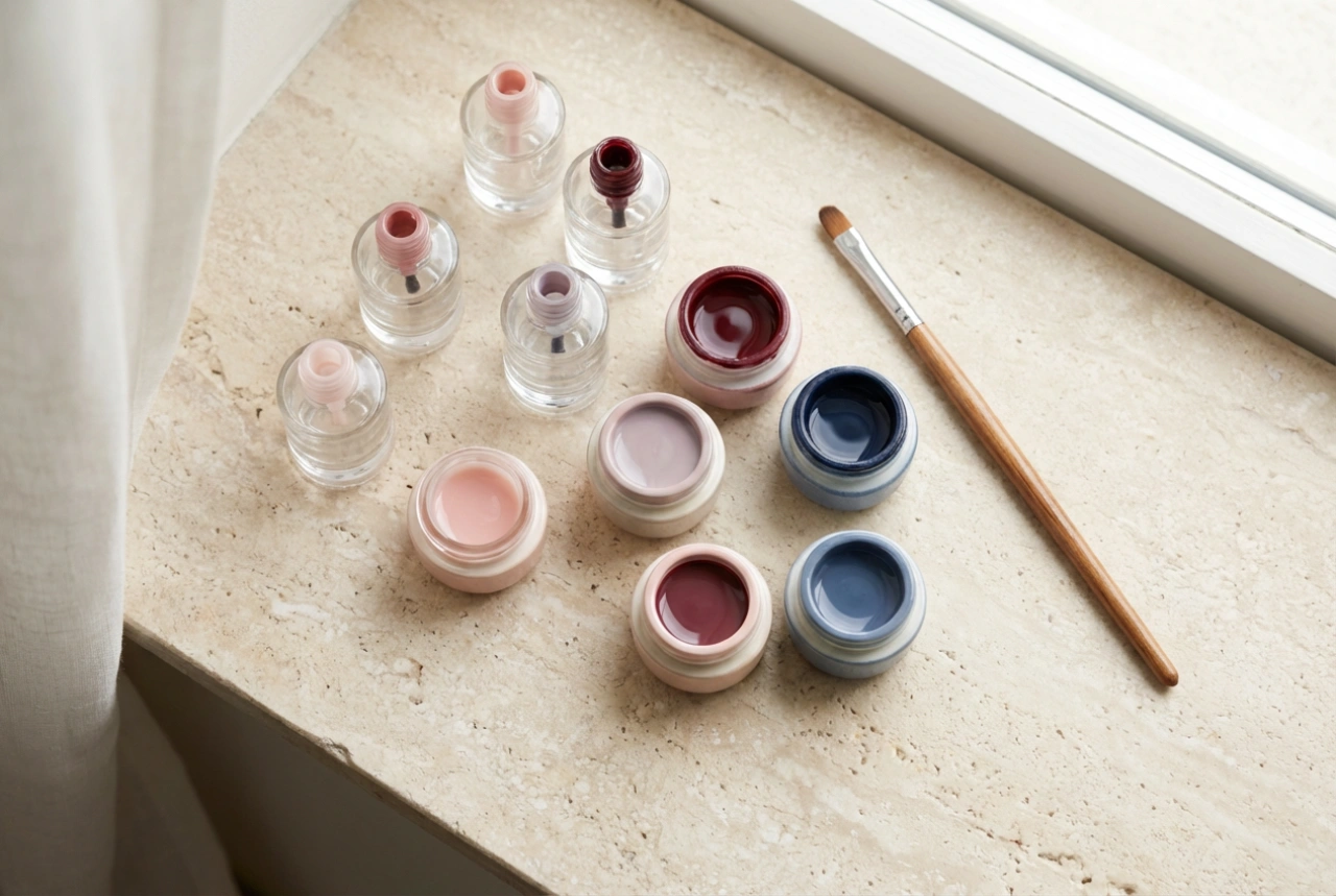 Körömzselék: sűrűség, színek és felhasználási területek