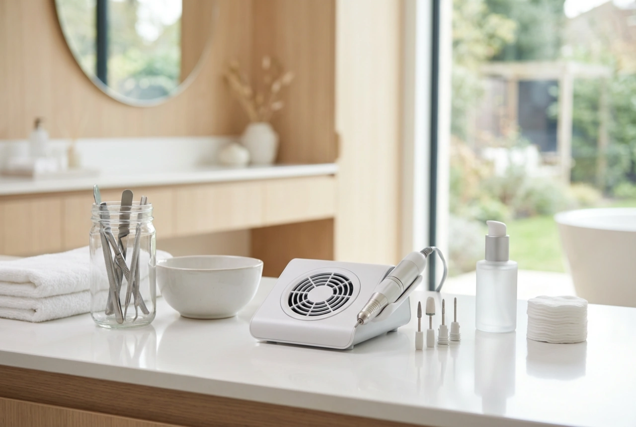 Körömcsiszoló gép porelszívóval: munkakomfort és tisztaság a munkahelyen