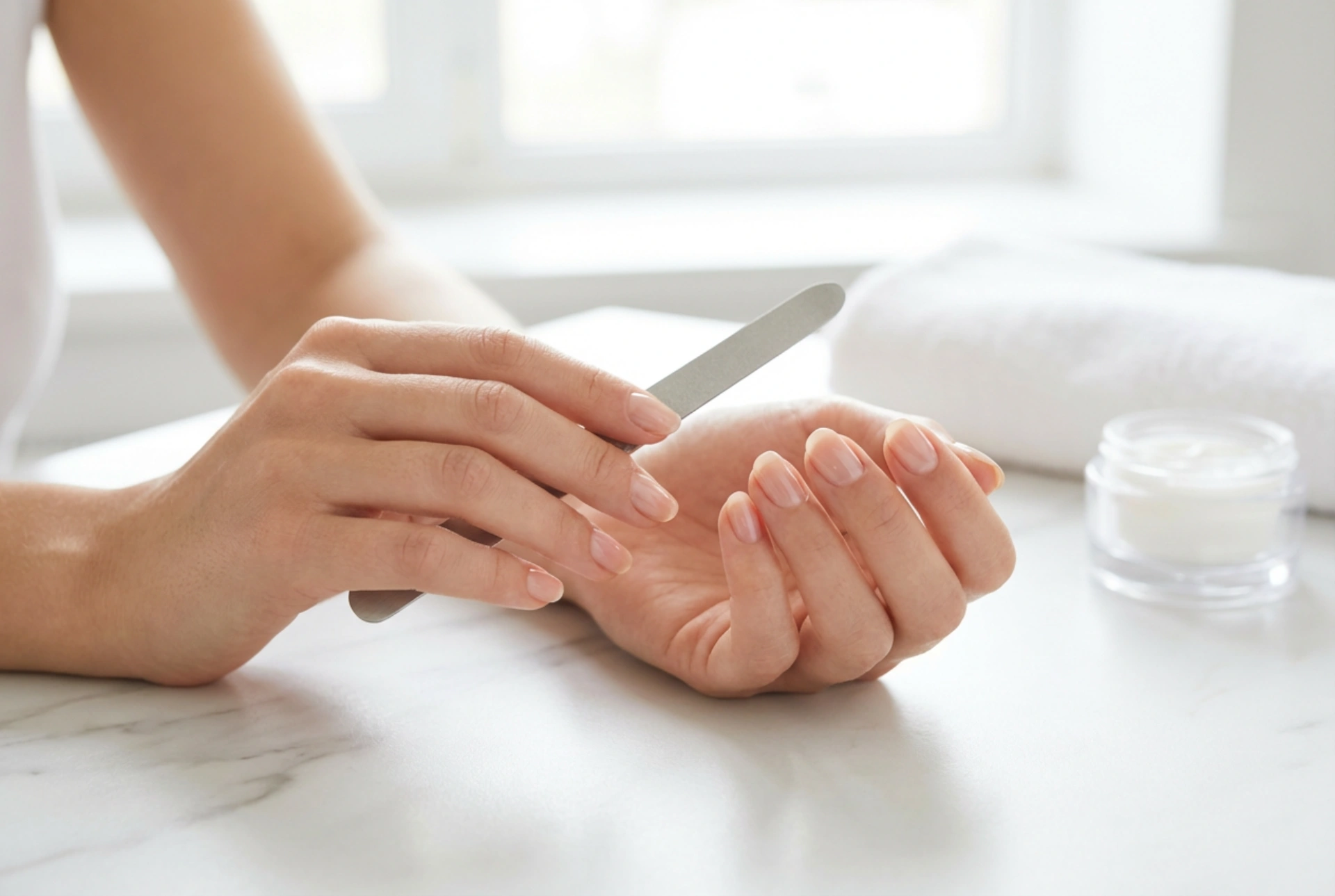 Körömágybőr-reszelő: gyengéd simítás és végső polírozás