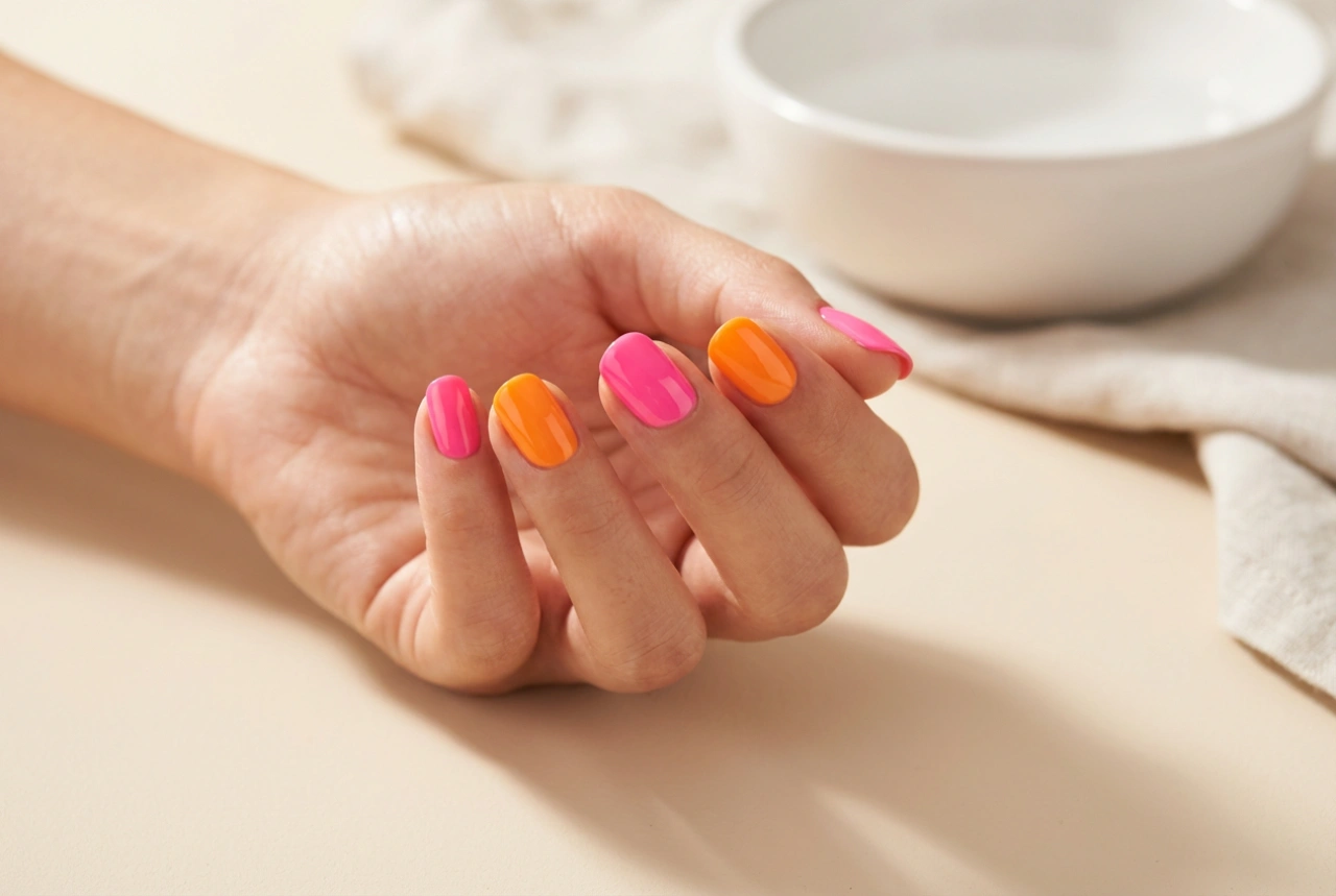 Neon körmök nyárra: A körömlemez előkészítése és az egyenletes fedés