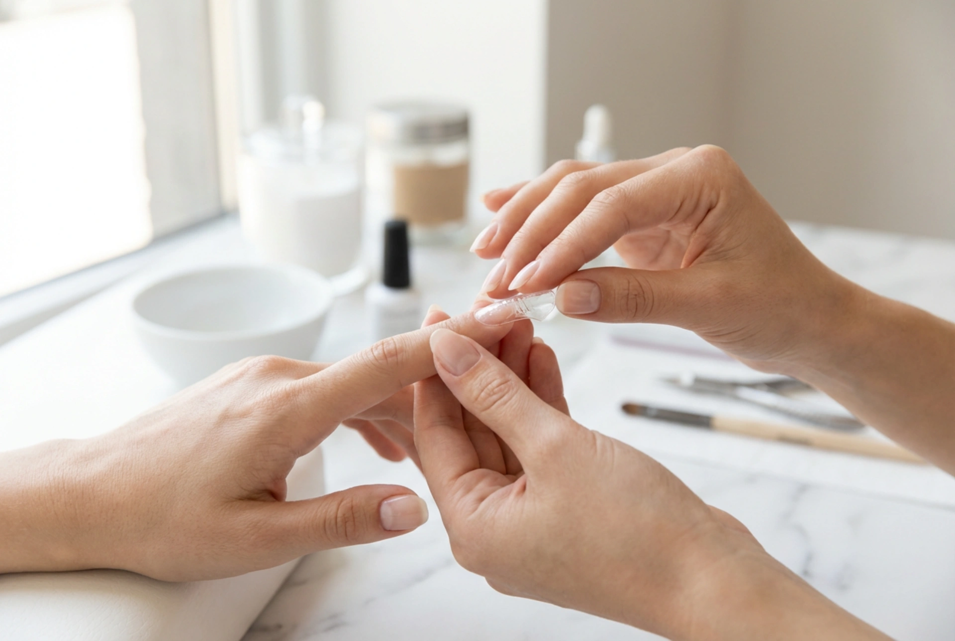 Sablonok körömhosszabbításhoz: illesztés, felhelyezés és eltávolítás