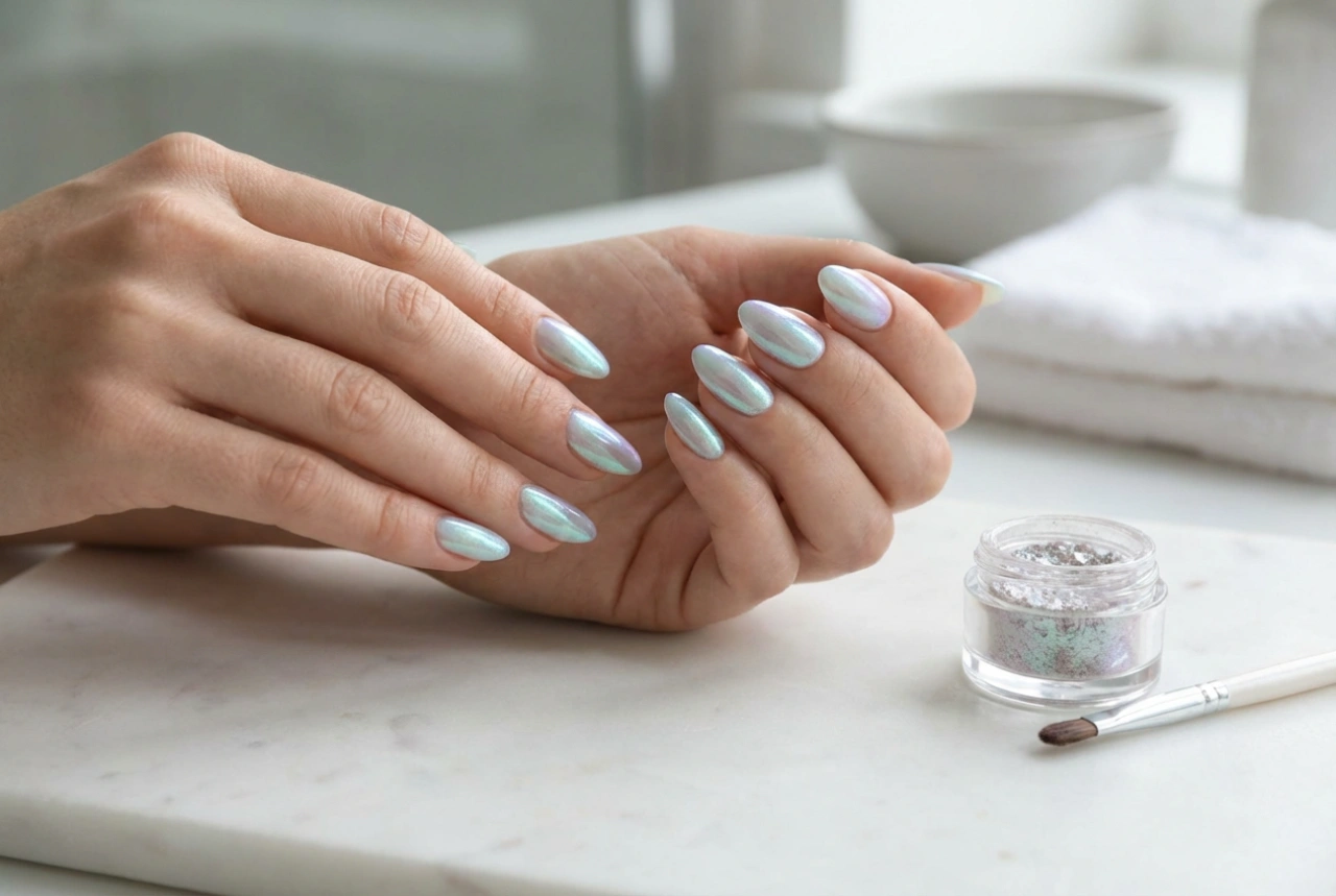 Sellőhatású körömpor: Útmutató lépésről lépésre