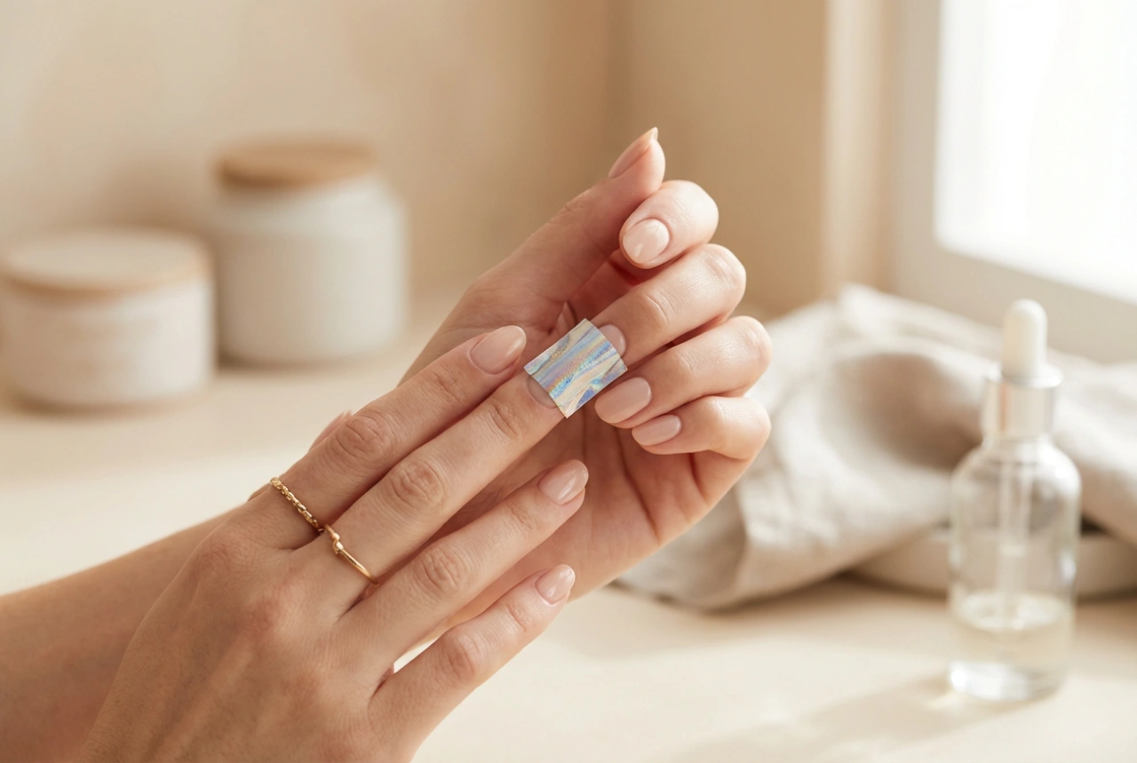 Körmök és transzferfólia: az alap előkészítése és a minták felvitele