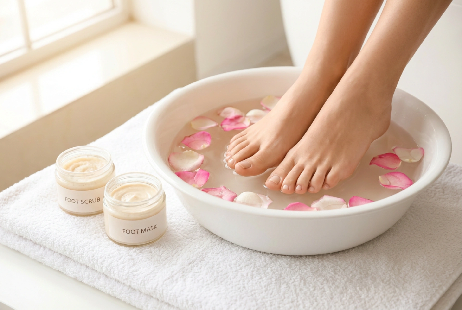 SPA pedikűr: relaxáció otthon, lábfürdő, radírozás és lábmaszk