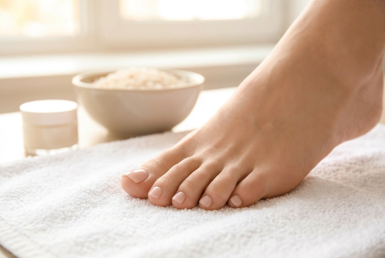 Műköröm lábra: méretválasztás, felragasztás és természetes hatás