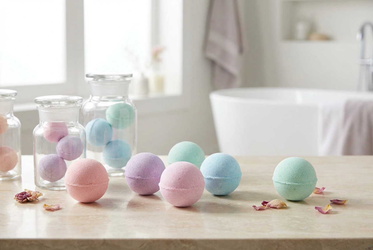 DIY fürdőgolyók: formázás, szárítás és tárolás otthon