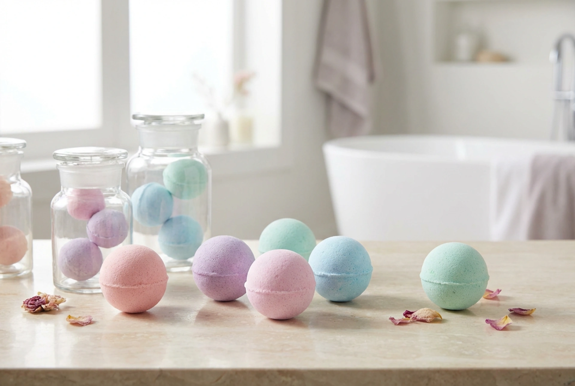 DIY fürdőgolyók: formázás, szárítás és tárolás otthon