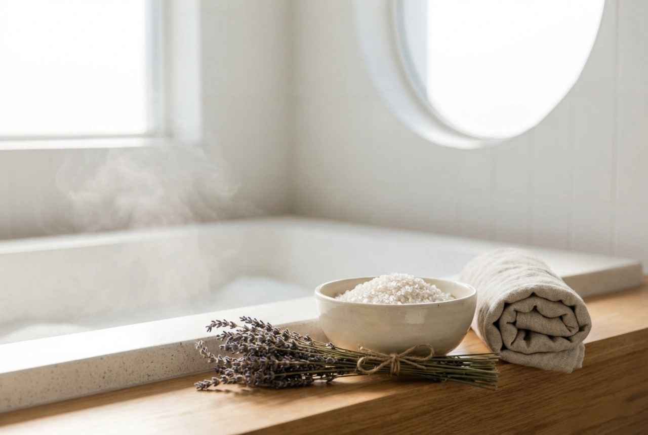 Magnéziumsós fürdő: egy nyugtató rituálé és egyszerű adalékok