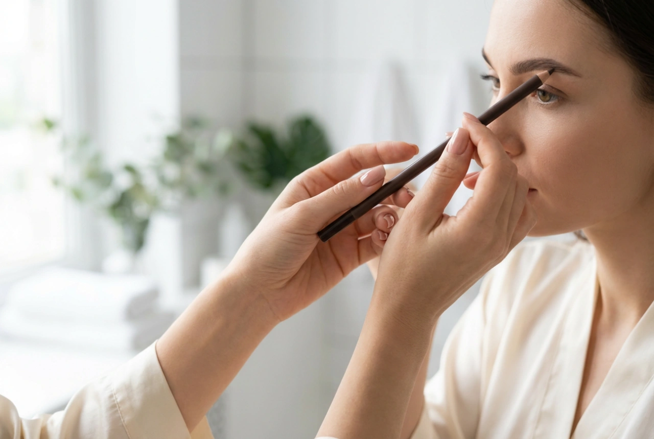Tartós szemöldökceruza: hogyan tartson a smink egész nap