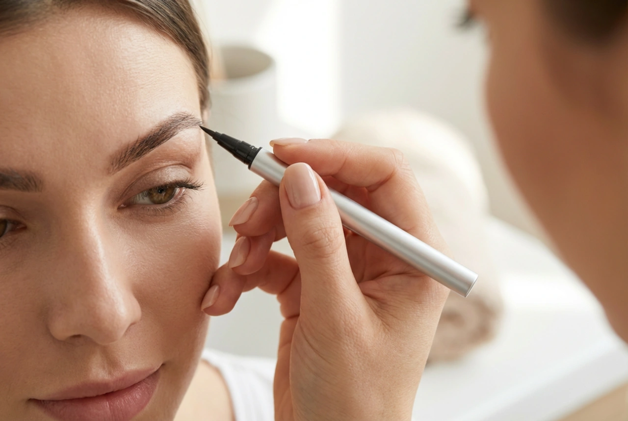 Szemöldökfilc: a hiányos szemöldök precíz kitöltése lépésről lépésre