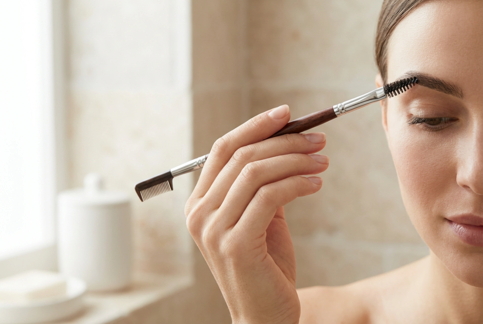 Szemöldök- és szempillafésű: Hogyan formázzuk a szálakat és kombináljuk a kefével