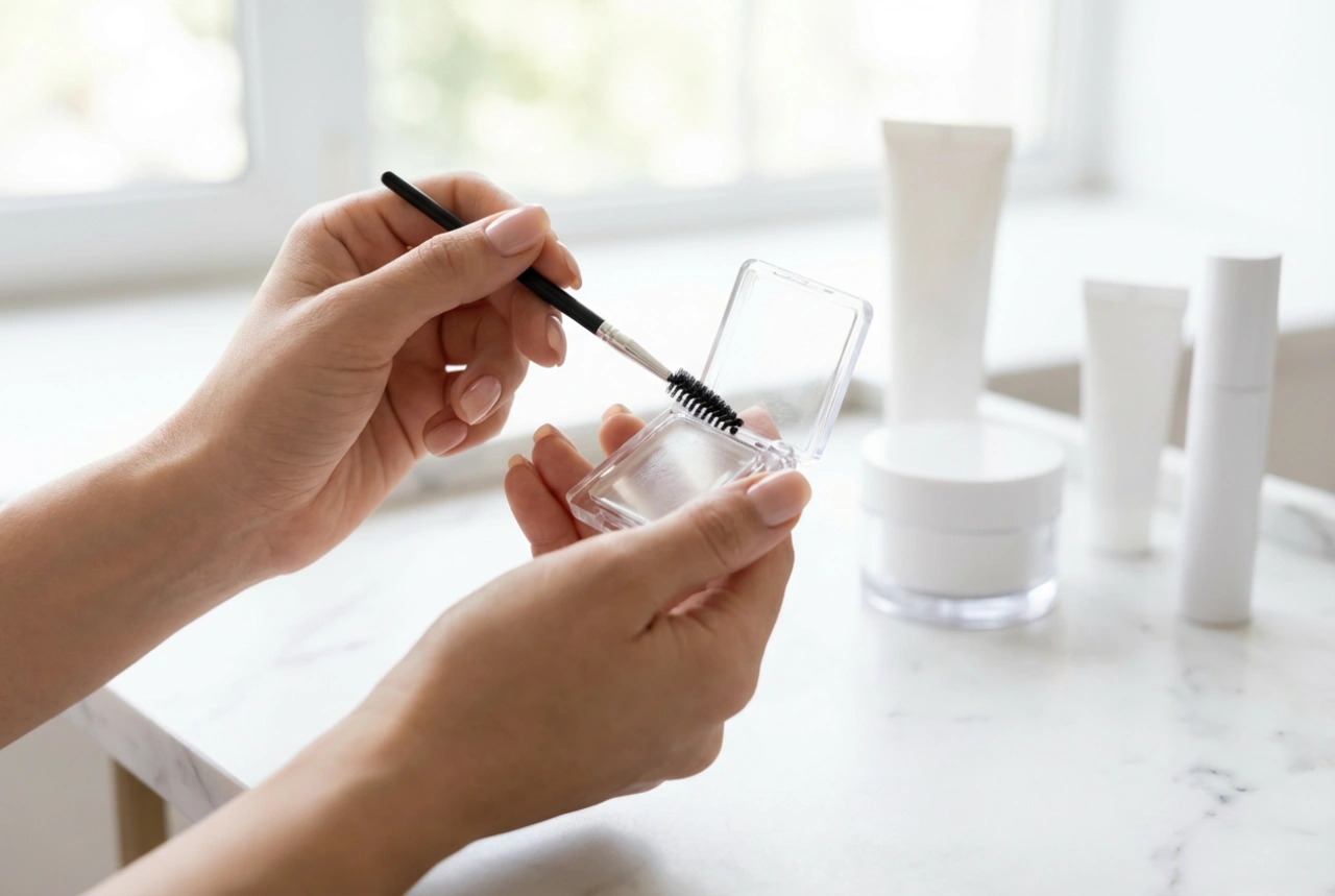 Szemöldökszappan: Előkészítés, felvitel és fixálás