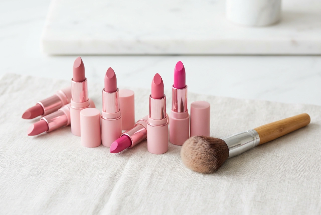 Rózsaszín rúzs nappalra és estére: hogyan válasszuk ki és hogyan használjuk