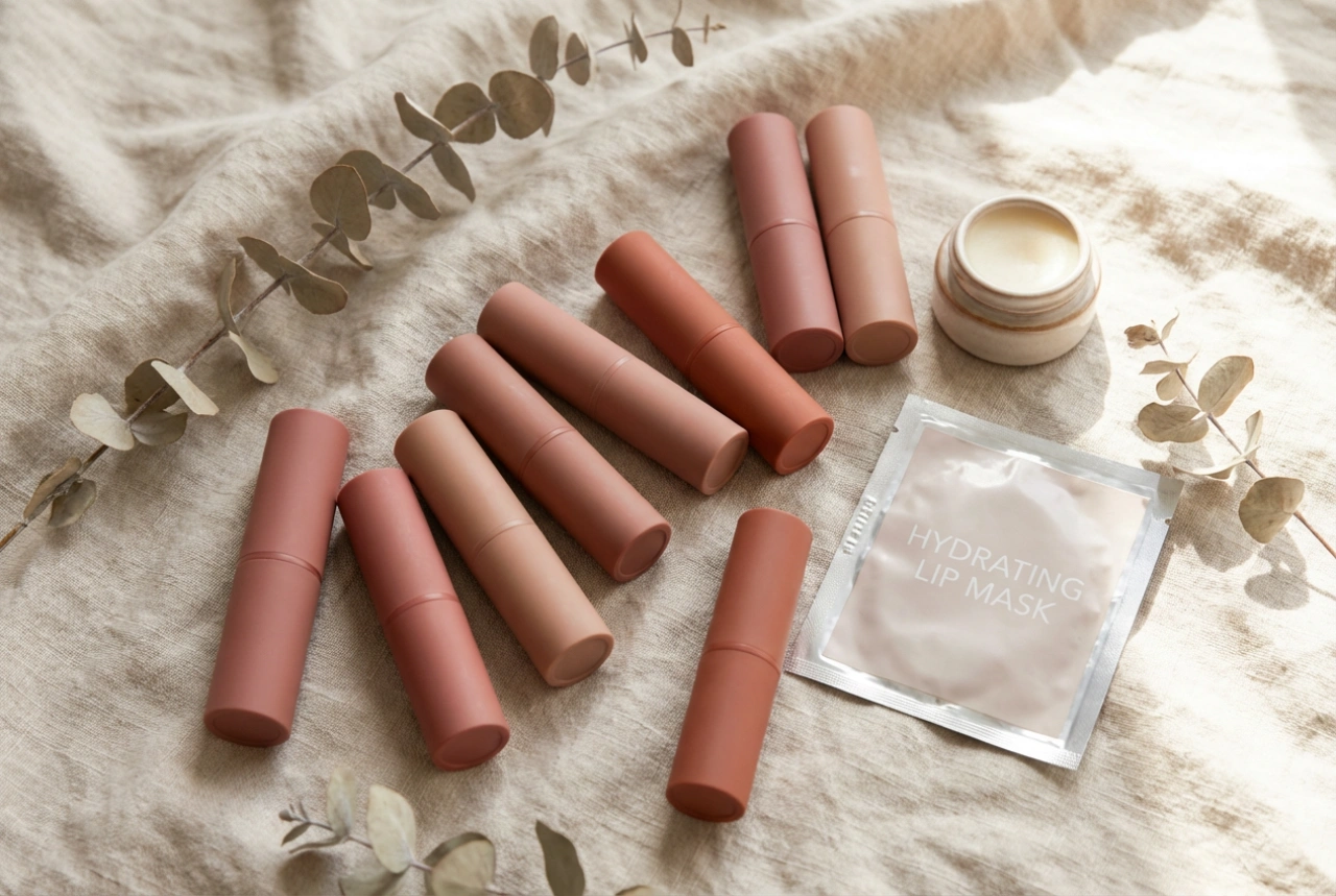 Matt rúzsok szárítás nélkül: formulák kiválasztása, felvitel és ápolás