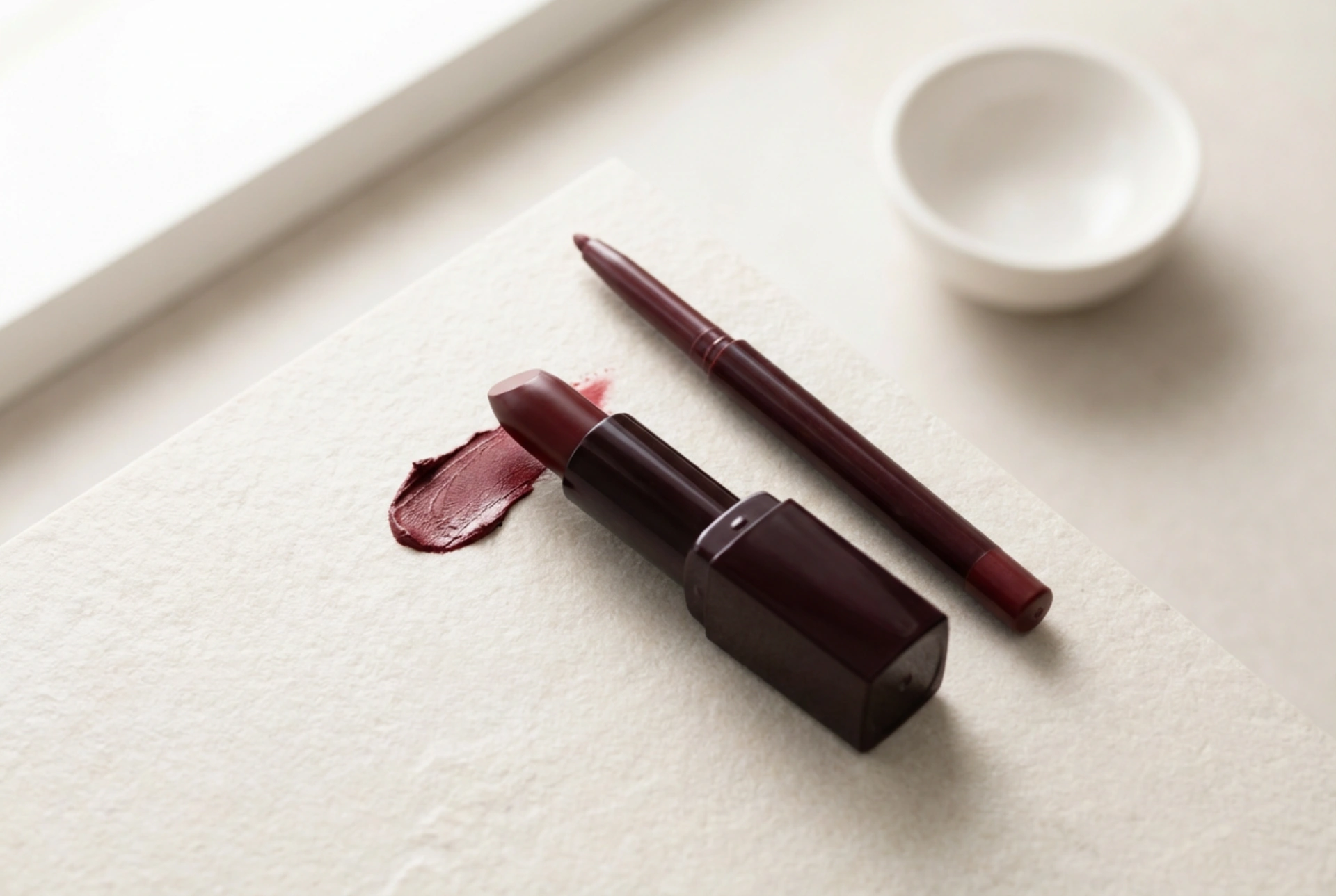 Vörös rúzs: tiszta kontúr, kitöltés és megnövelt tartósság